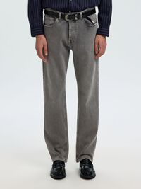 SUORALAHKEISET FARKUT, Medium Grey Denim, highres