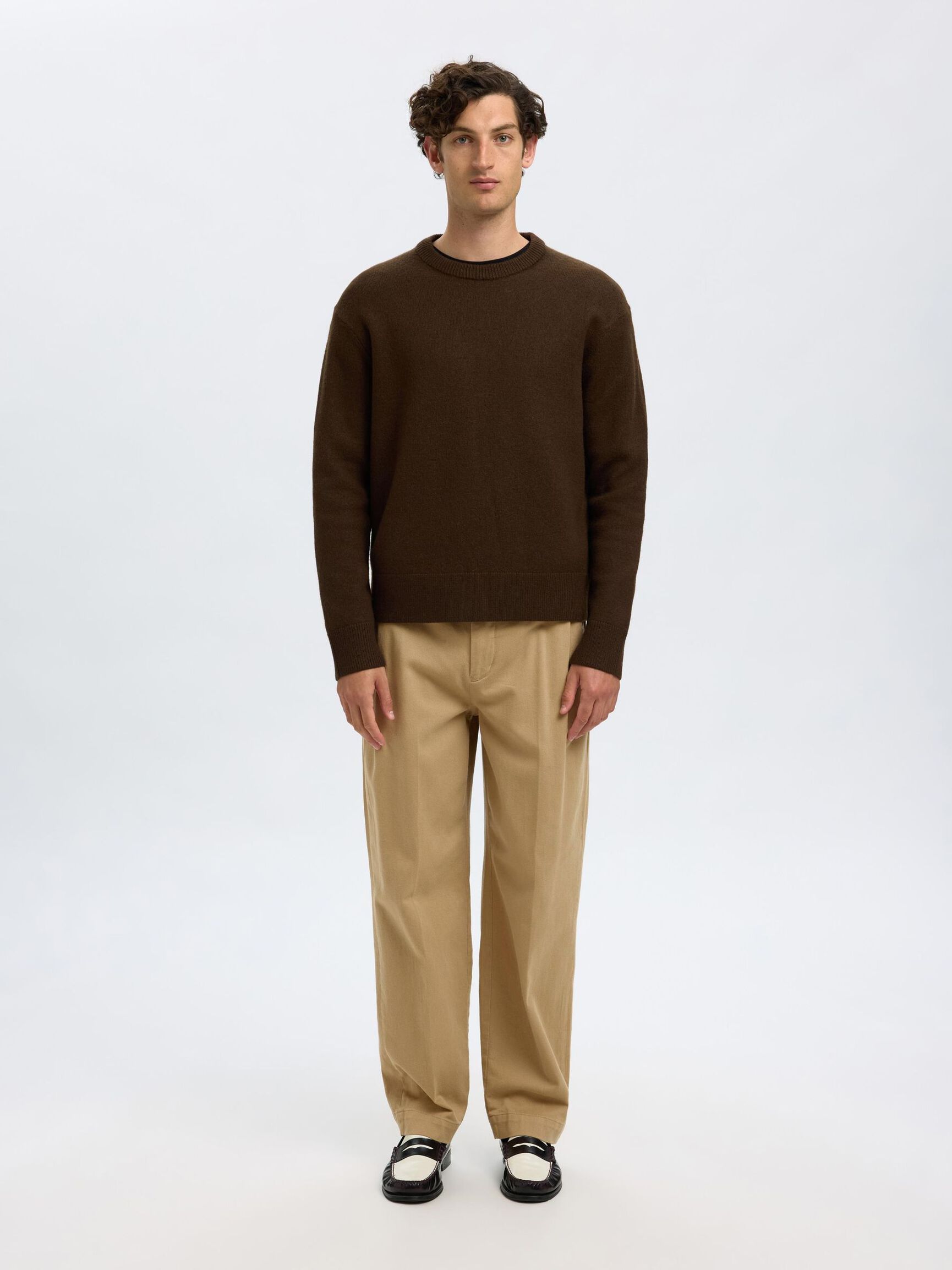 220 LOOSE-FIT BROEK, Kelp, highres
