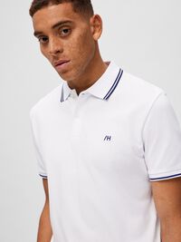 KURZÄRMELIGES POLO SHIRT, Bright White, highres