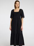 Selected KORTE MOUWEN MAXI JURK, Black, highres - 16096725_Black_008.jpg