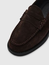 WILDLEDER PENNY LOAFER, Delicioso, highres
