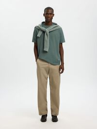 SHORT-SLEEVED RELAXED FIT T-SHIRT, Balsam Green, highres