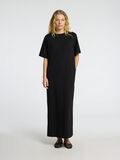 Selected MAXI KLEID MIT KURZEN ÄRMELN, Black, highres - 16096501_Black_003.jpg