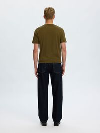 3-PACK COTTON T-SHIRT, Dark Grey Melange, highres