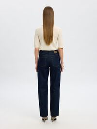 100% MERINO WOOL KNITTED POLO SHIRT, Snow White, highres