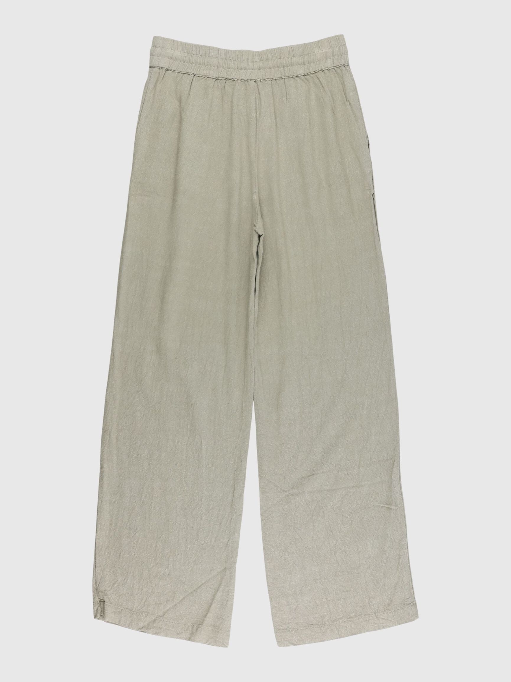 VISCOSE BLEND TROUSERS, Deep Lichen Green, highres