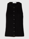Selected KNITTED SLEEVELESS TOP, Black, highres - 16097536_Black_001.jpg