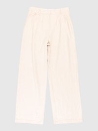 PLEATED WIDE-LEG TROUSERS, Sandshell, highres