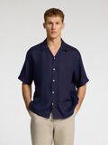 Selected 100% LEINEN KURZARMHEMD, Navy Blazer, highres - 16096908_NavyBlazer_003.jpg
