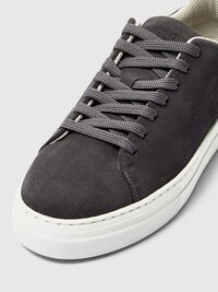 CHUNKY SUEDE  TRAINERS, Dark Grey, highres