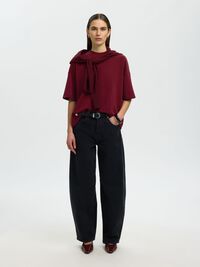 OVERSIZED T-SHIRT, Tawny Port, highres