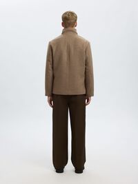 WOOL BLEND JACKET, Fallen Rock, highres