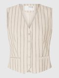 Selected PINSTRIPED WAISTCOAT, Sandshell, highres - 16094962_Sandshell_1127641_001.jpg