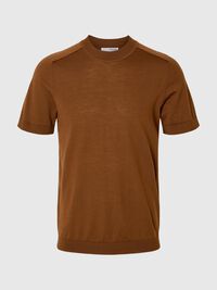 100% MERINOULL T-SHIRT, Soft Silt, highres