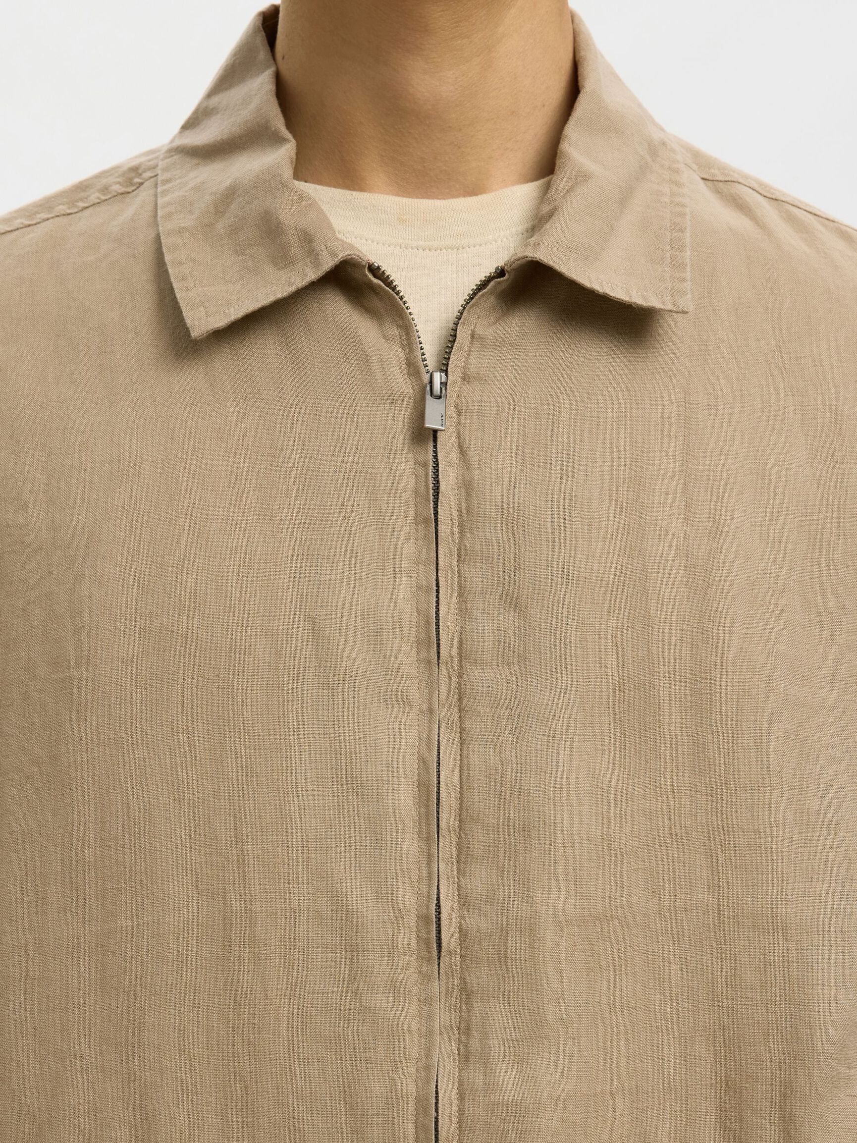 LEINEN LEICHTE JACKE, Savannah Tan, highres