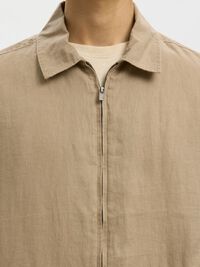 LEINEN LEICHTE JACKE, Savannah Tan, highres