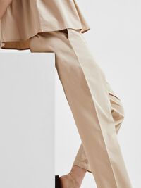 BAUMWOLL HIGH WAIST HOSE, Humus, highres