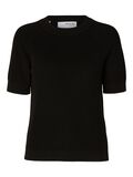 Selected VISKOSEMIX STRICKOBERTEIL, Black, highres - 16092292_Black_001.jpg
