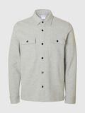 Selected KLASSISCHES OVERSHIRT, Light Grey Melange, highres - 16085115_LightGreyMelange_001.jpg
