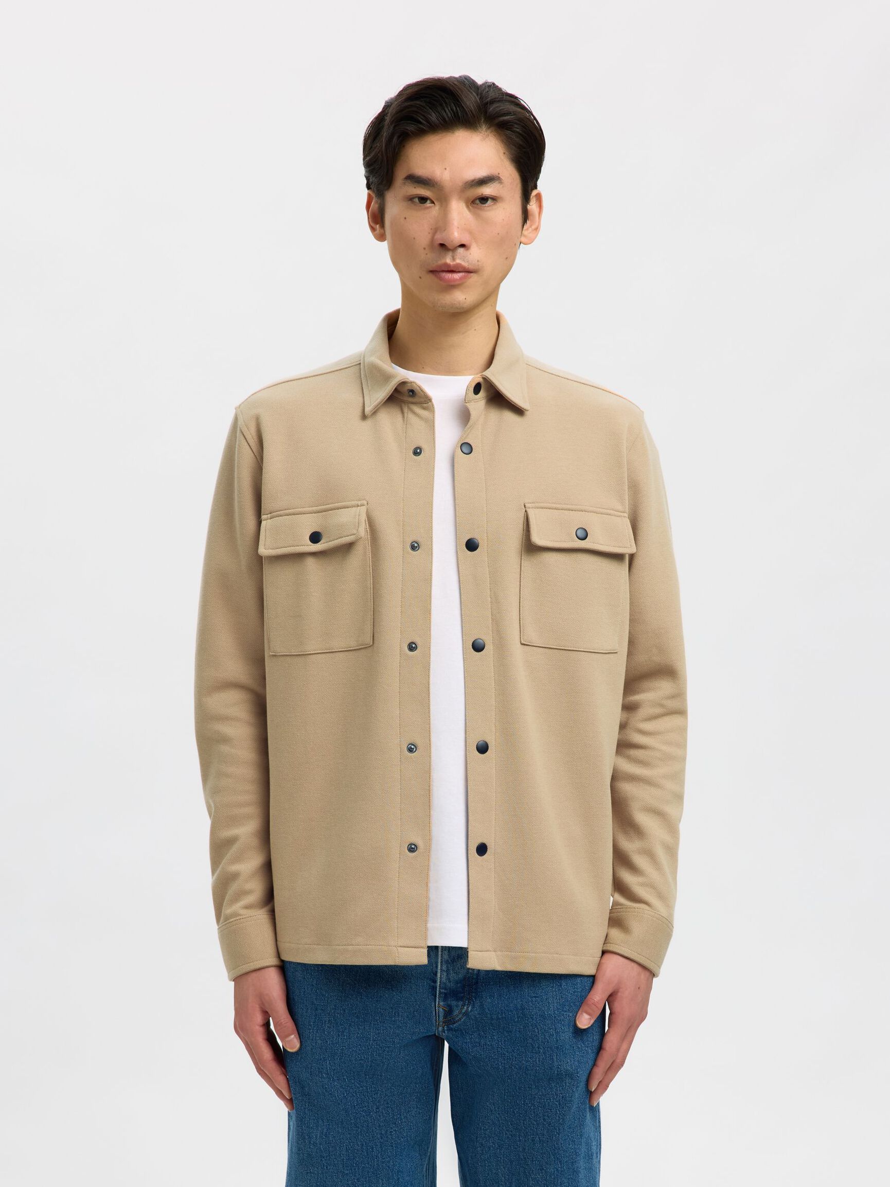 CLASSIC OVERSHIRT, Incense, highres