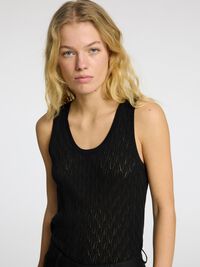 STRICK OBERTEIL, Black, highres