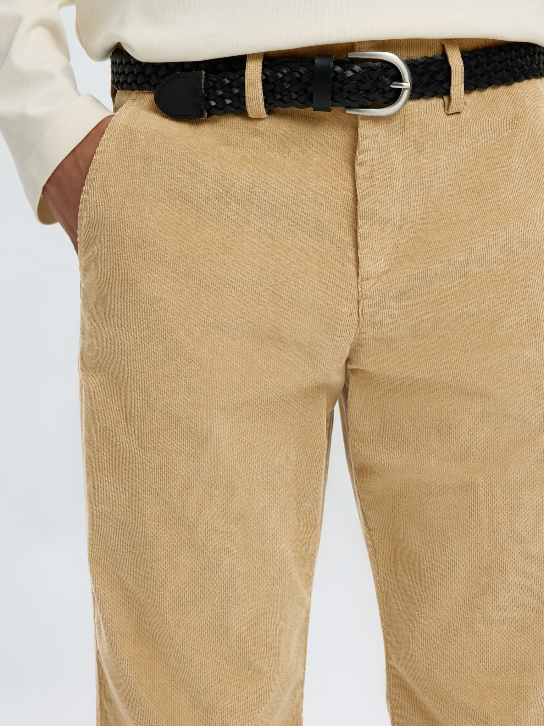 196 STRAIGHT FIT TROUSERS, Cornstalk, highres