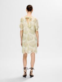 LACE MINI DRESS, Flan, highres