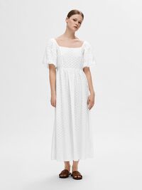 OFF-SHOULDER MAXI DRESS, Snow White, highres