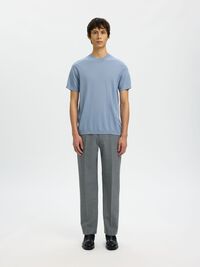 100% MERINO WOOL T-SHIRT, Dusty Blue, highres