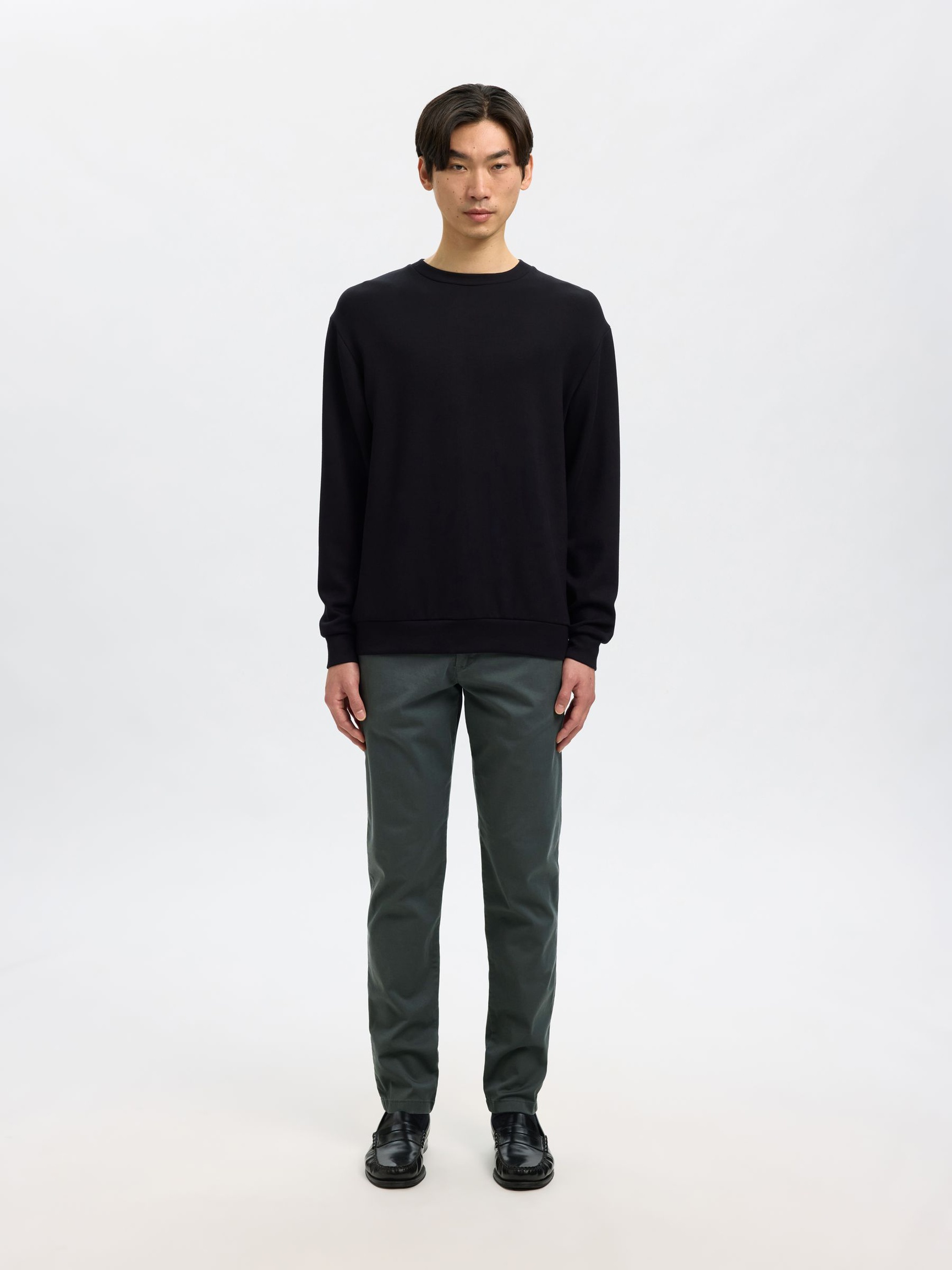 175 SLIM FIT FLEX CHINOS, Dark Shadow, highres