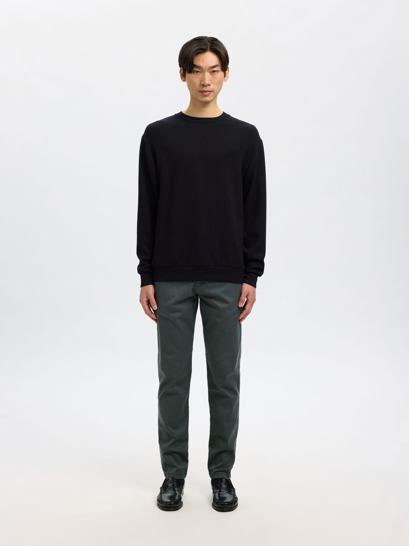 175 SLIM FIT FLEX CHINO, Dark Shadow, highres