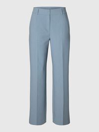 ELEGANTE HOSE MIT WEITEM BEIN, Dusty Blue, highres