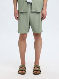 RIBBED SHORTS, Iceberg Green, highres