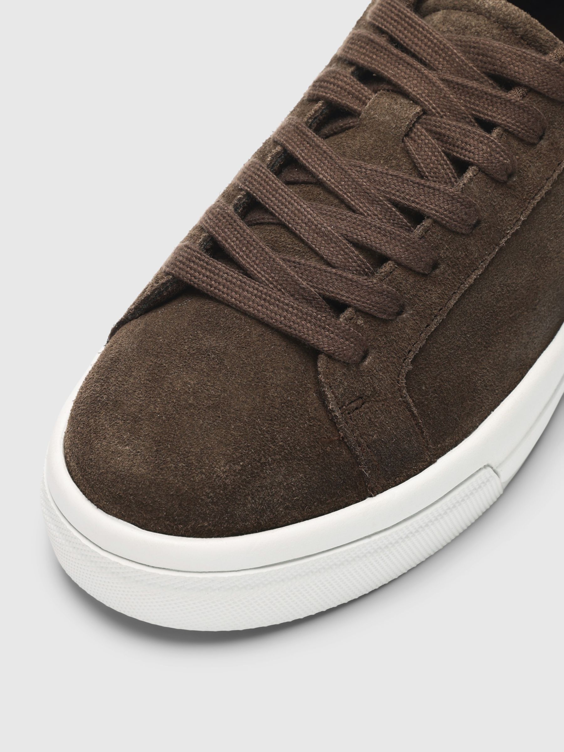 SUEDE CHUNKY SOLE TRAINERS, Chocolate Chip, highres