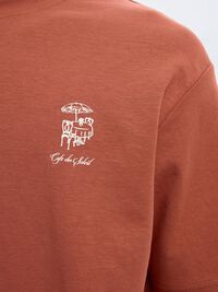 LOOSE FIT PRINTED T-SHIRT, Etruscan Red, highres