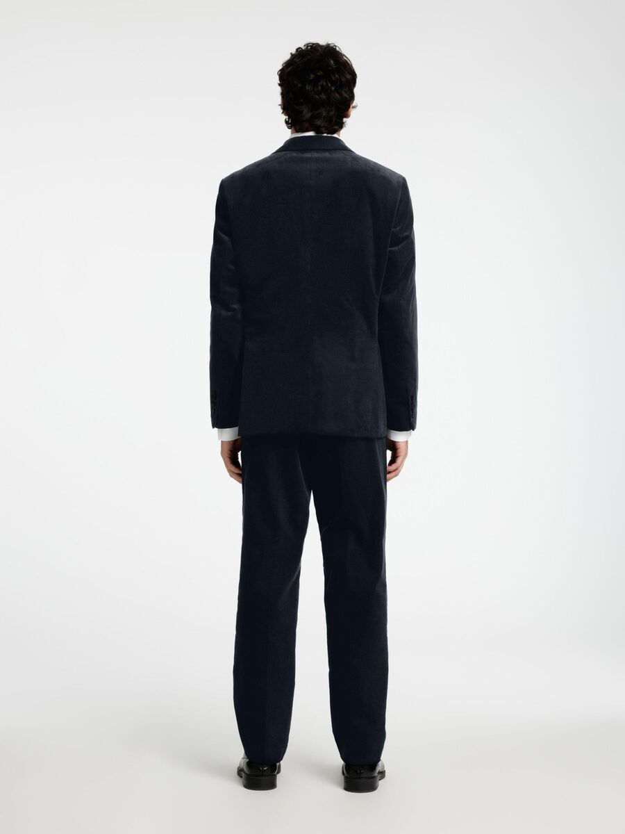 Selected REGULAR FIT CORDUROY DOUBLE-BREASTED BLAZER, Sky Captain, highres - 16094866_SkyCaptain_1125979_004.jpg