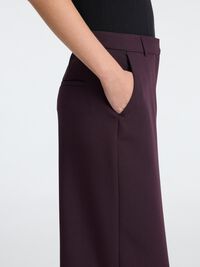 VISCOSEMIX WIDE LEG BROEK, Plum Perfect, highres