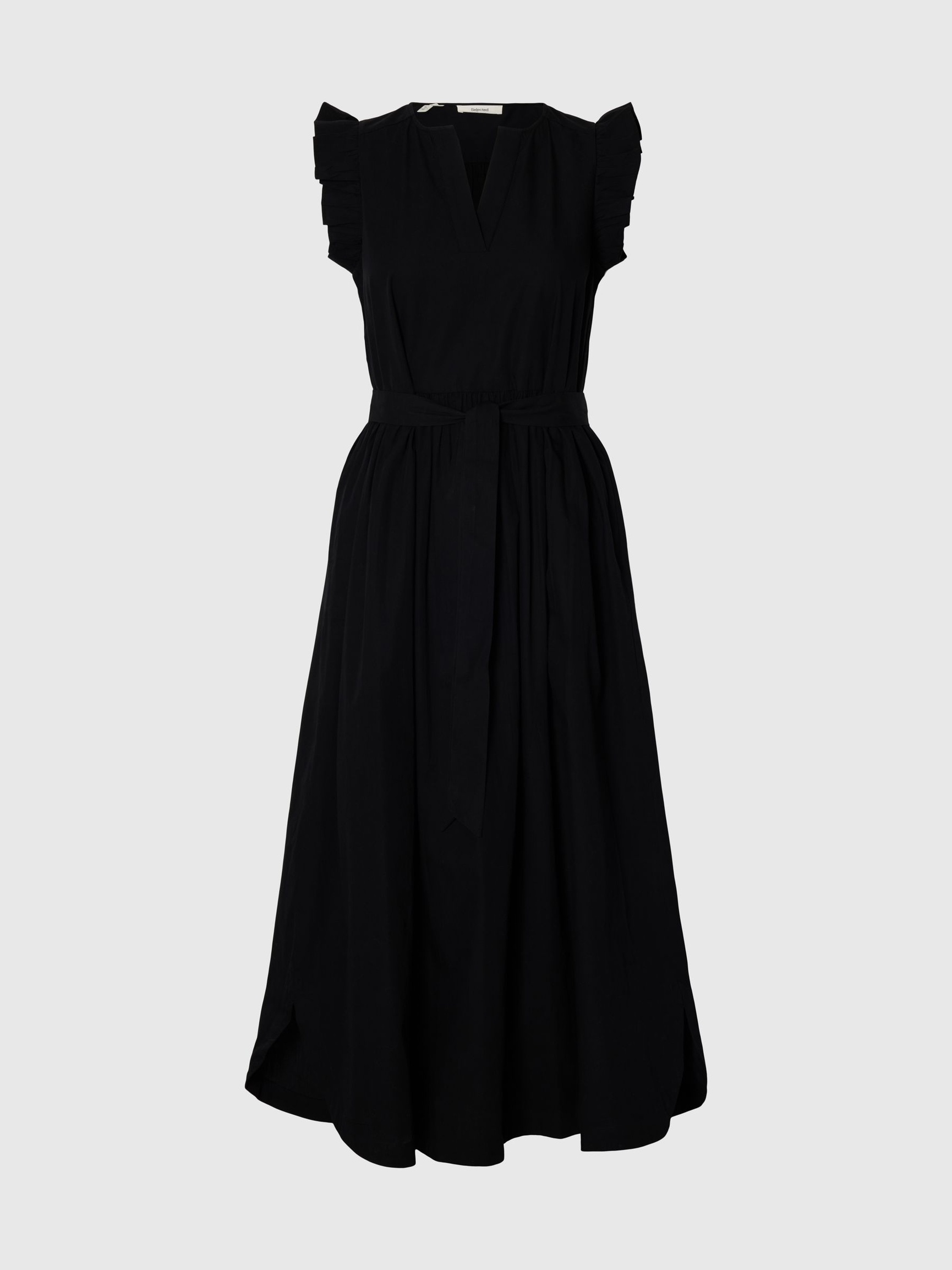 STRIKCEINTUUR MAXI JURK, Black, highres