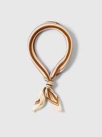 WOOL SCARF, Golden Brown, highres