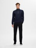Selected VISCOSE BLEND HALF ZIP SWEATSHIRT, Sky Captain, highres - 16094477_SkyCaptain_005.jpg