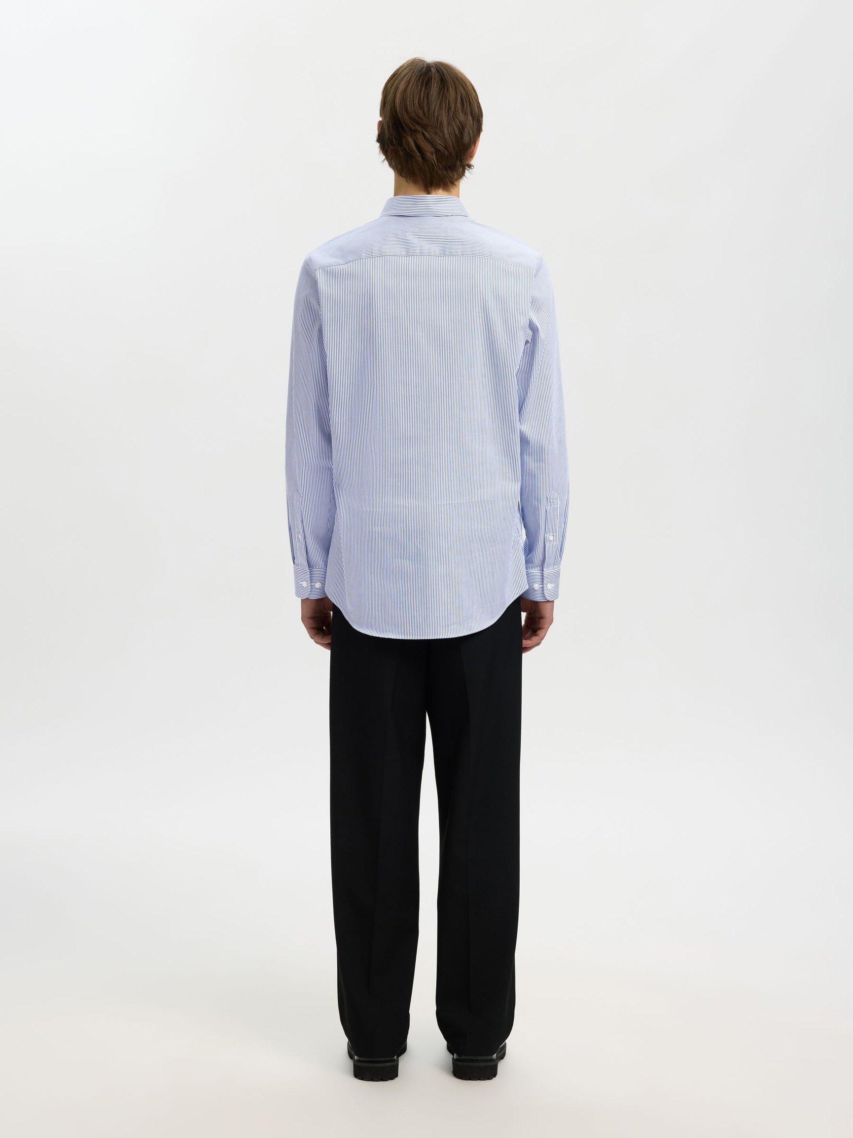 SLIM FIT SKJORTA, True Navy, highres