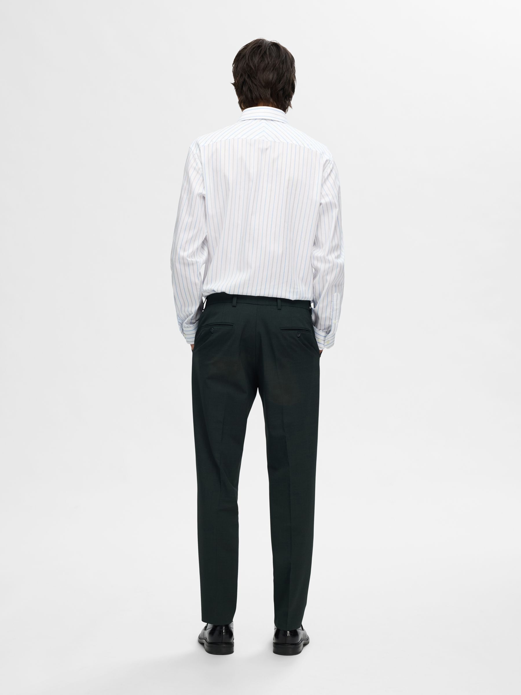 A RAYAS CAMISA SLIM FIT, White, highres