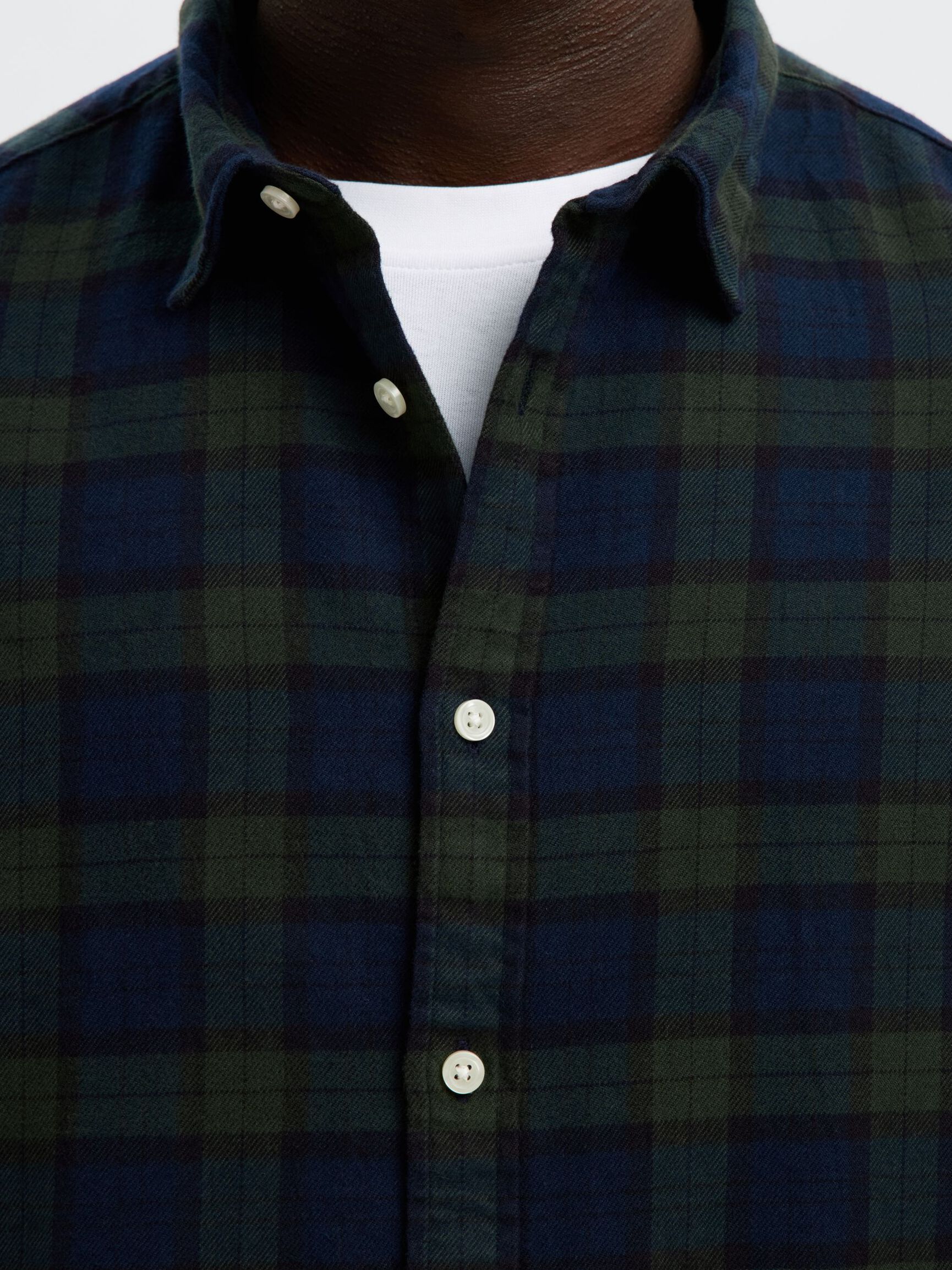 REGULAR FIT SHIRT, Deep Forest, highres