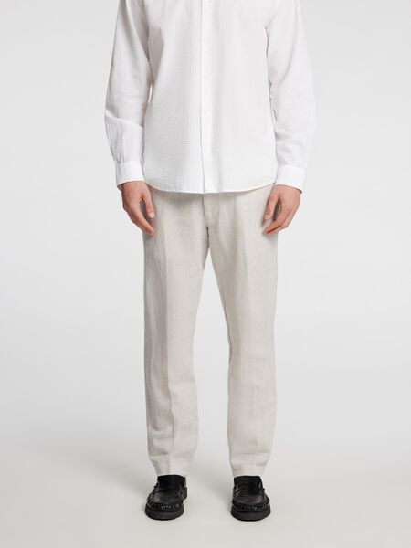 Selected 196 STRAIGHT FIT HOSE AUS LEINENGEMISCH, Pure Cashmere, highres - 16096224_PureCashmere_1154387_003.jpg