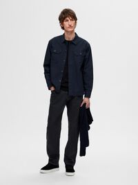 196 JEANS STRAIGHT FIT, Dark Navy, highres