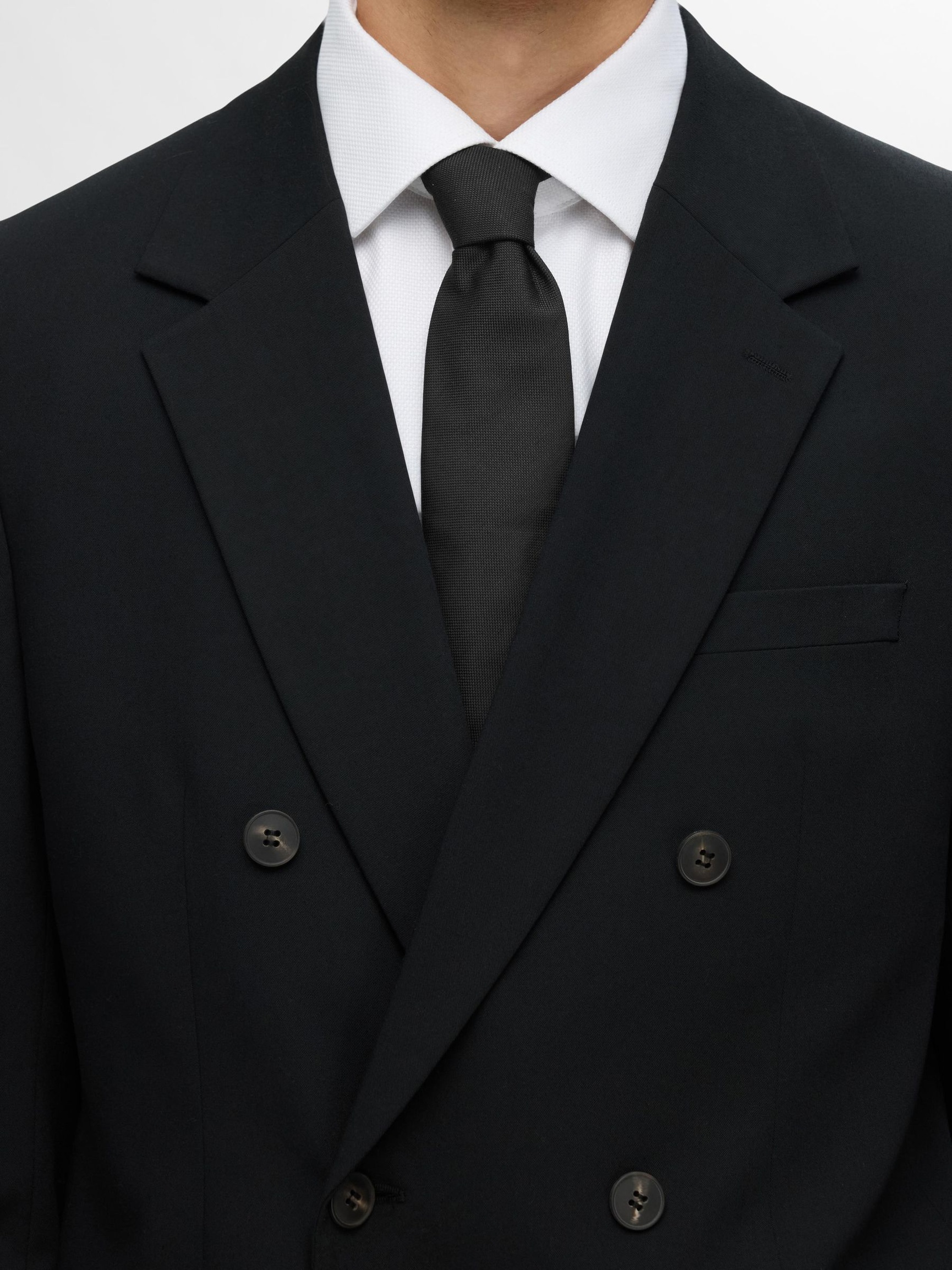 UNI CRAVATE, Black, highres