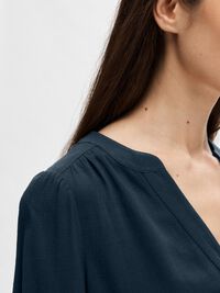 VISCOSEMIX MINI JURK, Dark Sapphire, highres