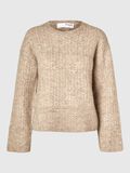 Selected STRUCTURED WOOL BLEND JUMPER, Irish Cream, highres - 16094705_IrishCream_1133751_001.jpg