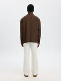 Selected LINEN BLEND OVERSHIRT, Demitasse, highres - 16097678_Demitasse_004.jpg