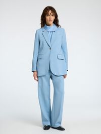 VISKOSEMIX OVERSIZE-BLAZER, Endless Sky, highres